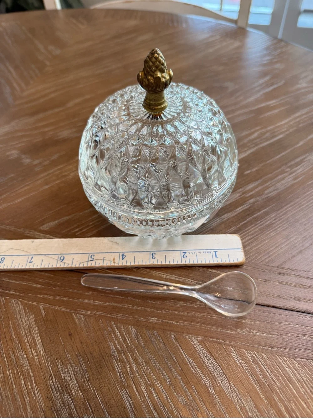 INDIANA GLASS VINTAGE LIDDED CANDY BOWL OR SERVER SUGAR